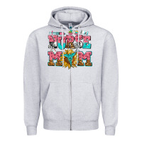 Heather Grey nurse mom Zipper Hoodie - AdoDesignShop