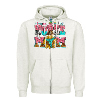 Oatmeal Heather nurse mom Zipper Hoodie - AdoDesignShop