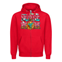 Red nurse mom Zipper Hoodie - AdoDesignShop