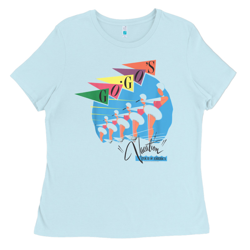 The Go Go's   Vacation Retro T Shirt Ladies Tee by SnappyArt | Teevron