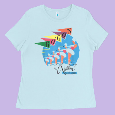 The Go Go's   Vacation Retro T Shirt Ladies Tee Designed By Snappyart