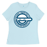 Baby Blue Laughing Man GHOST IN THE SHELL Classic Ladies Tee - SnappyArt