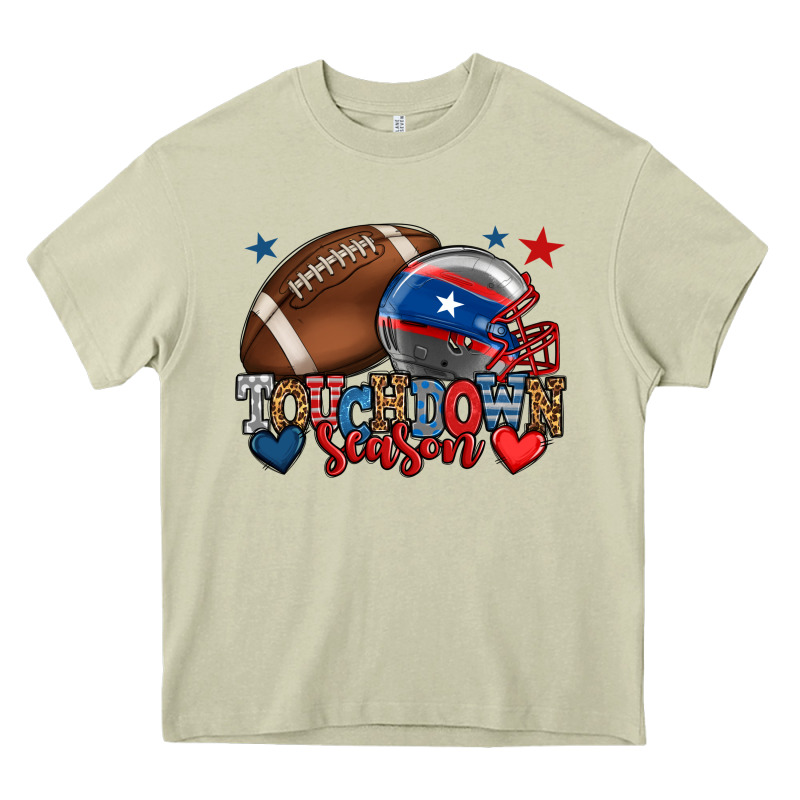 Touchdown Season American Football 4th Of July Heavy Core Tee by HowdyJamesFarm | Teevron
