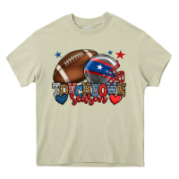 Mossy Touchdown season American football 4th of july Heavy Core Tee - HowdyJamesFarm
