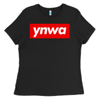 Black ynwa Ladies Tee - SnappyArt