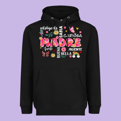 Ella Es Mama Heavyweight Hoodie Designed By Jahusdesignshop
