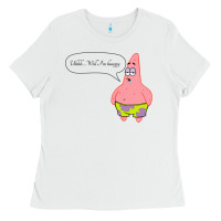 White Patrick Classic Ladies Tee - SnappyArt