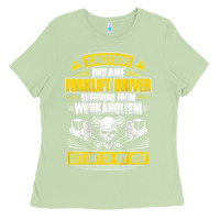 Matcha forklift operator get out of my way forklift driver t shirt Ladies Tee - SnappyArt