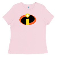 Bubblegum Pink incredibles Ladies Tee - SnappyArt
