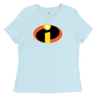 Baby Blue incredibles Ladies Tee - SnappyArt