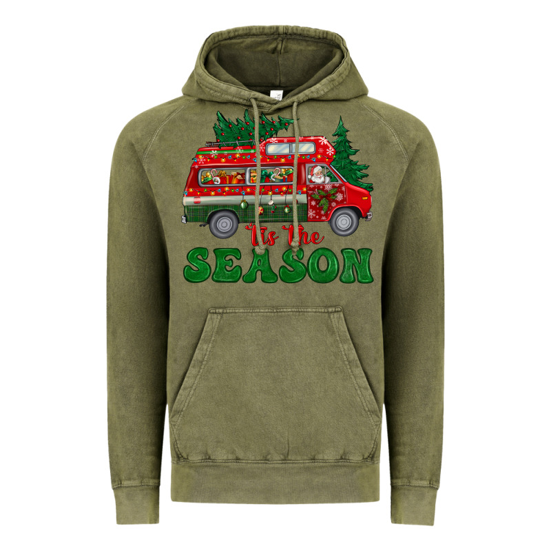 Christmas 'tis The Season Vintage Hoodie by BundleAndBundleShop | Teevron
