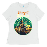 White sturgill simpson retro Ladies Tee - SnappyArt