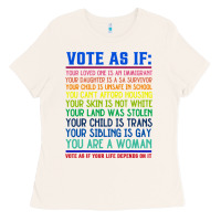 Bone Vote As If Your Life Depends On It Human Rights Ladies Tee - SnappyArt