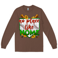Chestnut no place like home baseball Long Sleeve Tee - BundleAndBundleShop