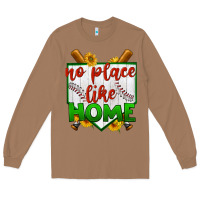 Toasted Coconut no place like home baseball Long Sleeve Tee - BundleAndBundleShop