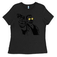 Black big lebowski Ladies Tee - SnappyArt