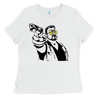 White big lebowski Ladies Tee - SnappyArt