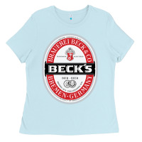 Baby Blue Beck’s-Dark Ladies Tee - SnappyArt
