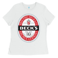 White Beck’s-Dark Ladies Tee - SnappyArt