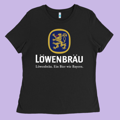 Lowenbrau Ladies Tee Designed By Snappyart