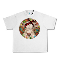 Lunar Rock Christmas Charolais Calf Baby Cow Urban Heavy Tee - RanaPortraitStore