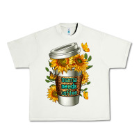 Pistachio Mama Needs Coffee Cup Urban Heavy Tee - FaDigitalArtStudio