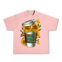 Salmon Mama Needs Coffee Cup Urban Heavy Tee - FaDigitalArtStudio