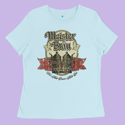 Meister Brau 1891, Beer Ladies Tee Designed By Snappyart