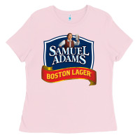 Bubblegum Pink samuel adams Ladies Tee - SnappyArt