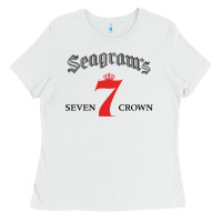 White Seagrams 7 Bk 1.png Ladies Tee - SnappyArt