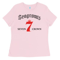 Bubblegum Pink Seagrams 7 Bk 1.png Ladies Tee - SnappyArt
