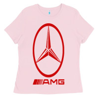 Bubblegum Pink amg Ladies Tee - SnappyArt