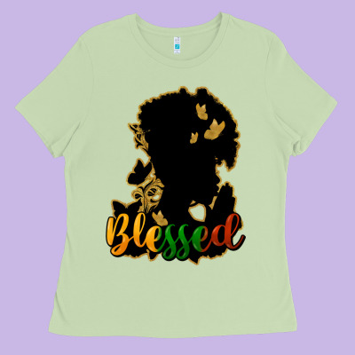 Blessed Black History Ladies Tee Designed By Howdyjamesfarm