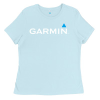 Baby Blue Official Garmin Original Merchandise Ladies Tee - SnappyArt