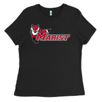Black cool,marist,red,foxes Ladies Tee - SnappyArt