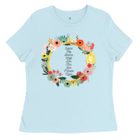 Baby Blue Keeper of the Lost Cities Characters Flowers Ladies Tee - SnappyArt