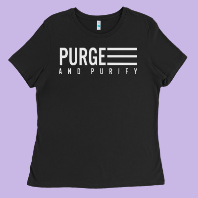 Purge And Purify Graphic Ladies Tee Designed By Snappyart
