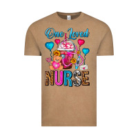 Vintage Coffee One Loved Nurse Valentines Day Frappe Coffee Vintage Tee - FaDigitalArtStudio