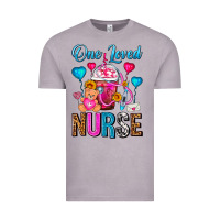 Vintage Zinc One Loved Nurse Valentines Day Frappe Coffee Vintage Tee - FaDigitalArtStudio