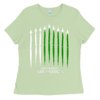 Matcha pakistan air force shirt   pakistani flag men women kids t shirt Ladies Tee - SnappyArt