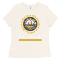 New Hampshire State Flag New Ladies Tee | Teevron