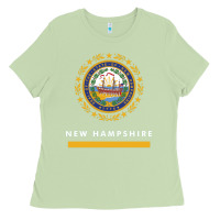 Matcha new hampshire state flag new Ladies Tee - SnappyArt