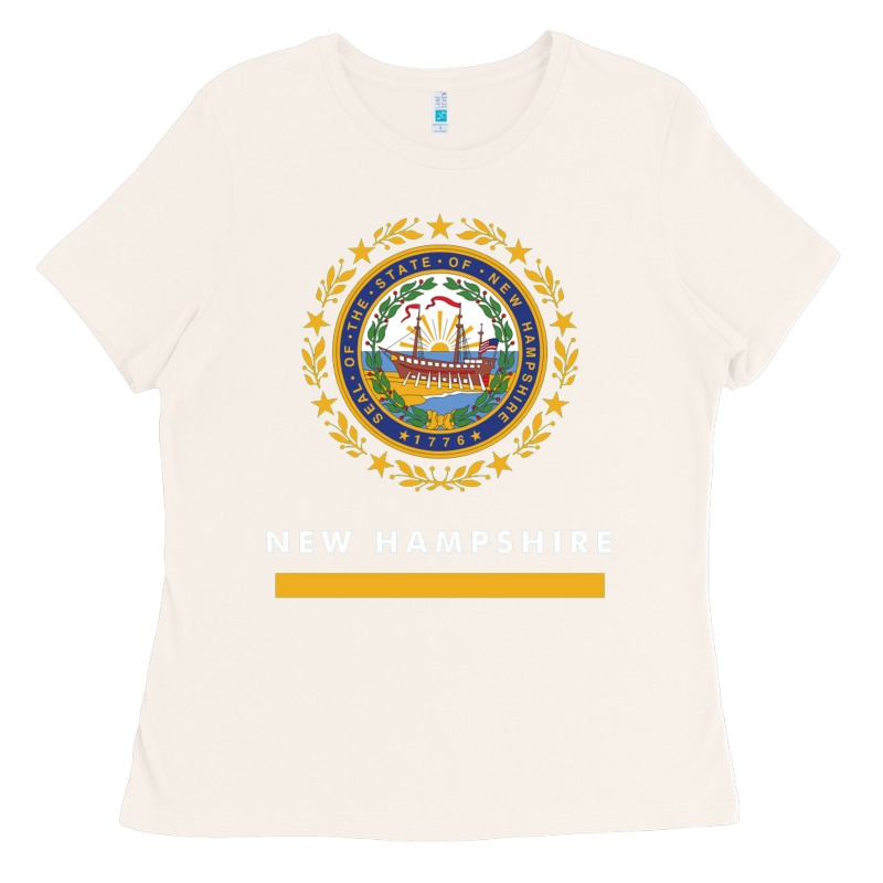 New Hampshire State Flag New Ladies Tee by SnappyArt | Teevron