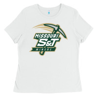 White Missouri S&T Miners Ladies Tee - SnappyArt