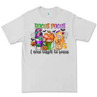 Dove Grey hocus pocus i need coffee to focus Premium Tee - CowGirlArtShop