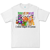 White hocus pocus i need coffee to focus Premium Tee - CowGirlArtShop