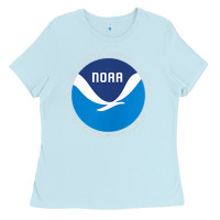 Baby Blue noaa national oceanic and atmospheric administrati Ladies Tee - SnappyArt
