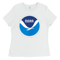 White noaa national oceanic and atmospheric administrati Ladies Tee - SnappyArt