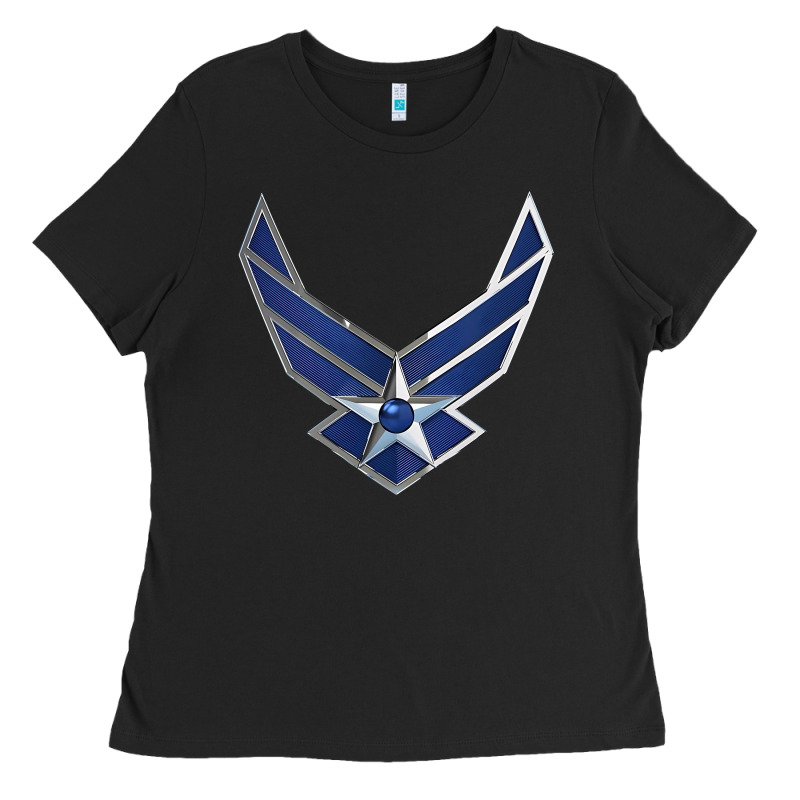 Us Air Force Usaf Ladies Tee by SnappyArt | Teevron