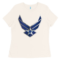 Bone US Air Force USAF Ladies Tee - SnappyArt